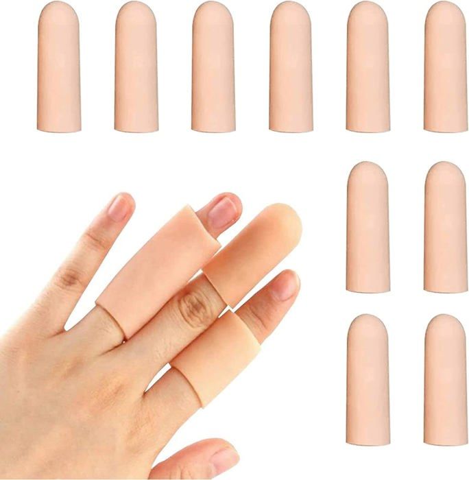 15 Protège-Doigts En Gel De Silicone Transparent - Protection Contre Cors, Ampoules, Pour Jardinage, Sport
