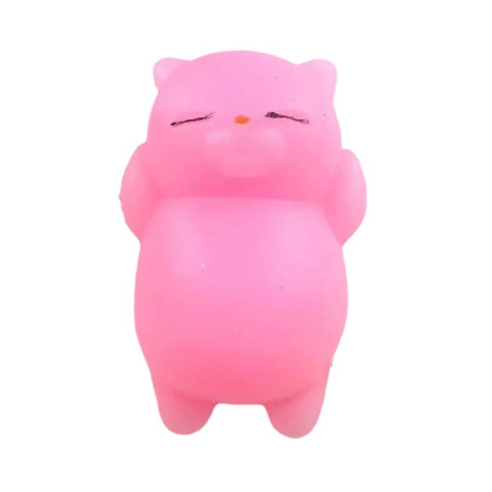 Jouet Anti-stress Cochon Rose à Presser - Sans Plomb, Sans Latex, Adulte/enfant, Neuf Sous Blister