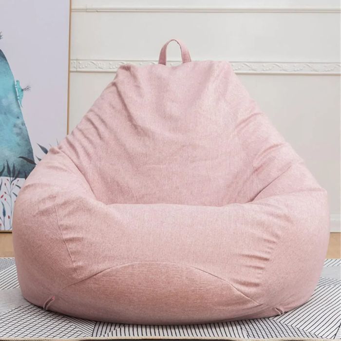 Pouf Poire Adulte 100x120cm sans Remplissage - Housse de Pouf Poire - Enfants Fauteuils Poire pour Salon - Rose Pouf Poire Adulte 100x120cm sans Remplissage - Housse de Pouf Poire - Enfants Fauteuils Poire pour Salon - Rose