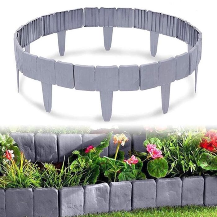 Bordure De Jardin En Plastique Abs Effet Brique 3,52 M[Y4139