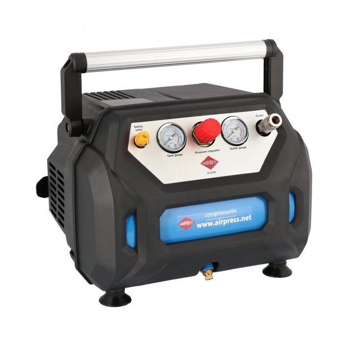 Compresseur sans huile - AIRPRESS - H215/6 - 1 5 CV (1 1 kW) - 6 L - 215 L/min