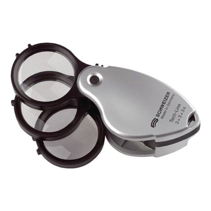 Mini Loupe Pliable 10x - Diamètre 60mm - Portable Pour Lecture, Collection - Neuf