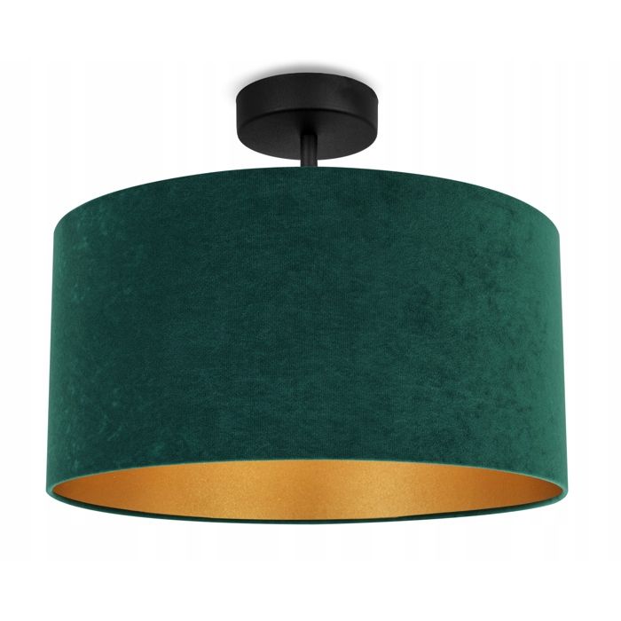 Plafonnier - Light-Home - Mediolan 2360/KB/40/Z - Velours Doré - Métal - E27