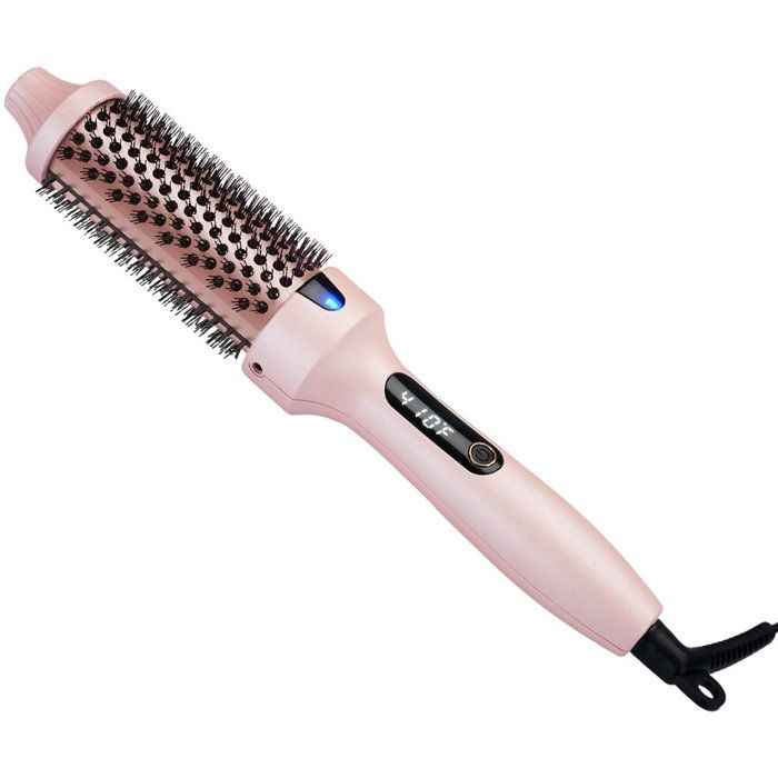 Peigne duveteux neuf peigne lissant fer à friser lissage et boucles double fonction peigne coiffant sans abîmer les cheveux