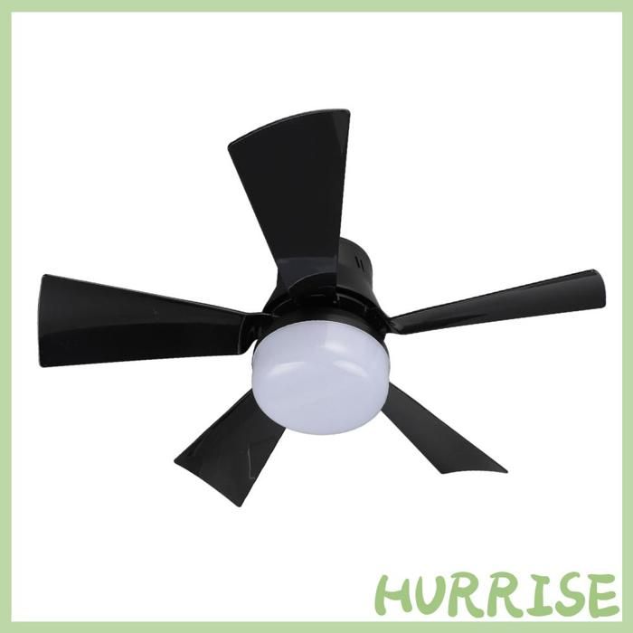 Garosa Lumière de ventilateur de plafond Ceiling Fan Light 3000K To 6500K Adjustable Brightness 3 Wind luminaire plafonnier Noir - Garosa