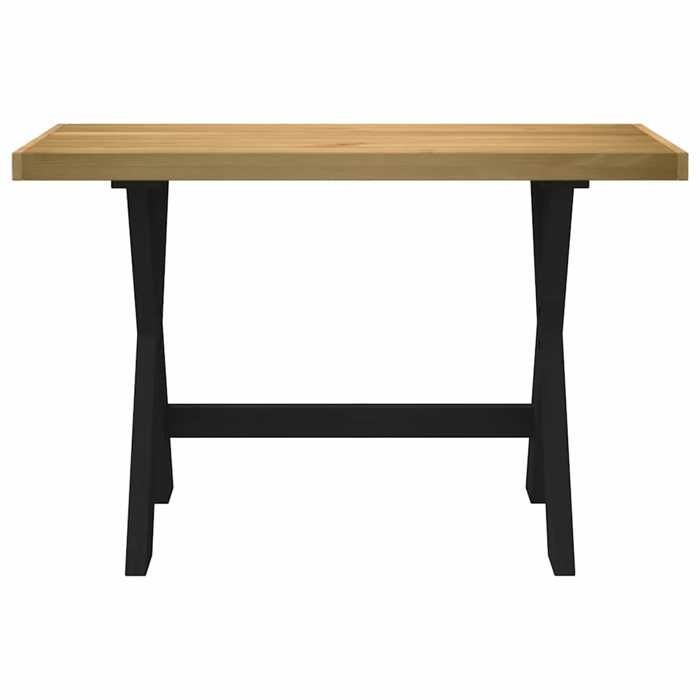 En soldes - Bureau debout - Brun Bureau détude - Charge 50kg - NOAIN pieds en forme dex120x50x75cm bois massif pin_8069