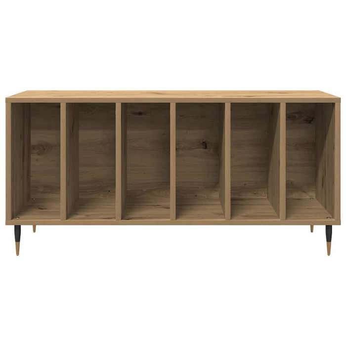 Remise 2026®Bibliothèque Marron - Meuble à vinyles - Armoire à vitrine - avec étagère - chêne artisanal - 100x38x48cm 529 5074871