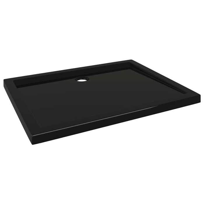（1 pièce） Receveur de douche rectangulaire ABS Noir 80 x 100 cm12.08 kg - Bacs de douche hfw271725