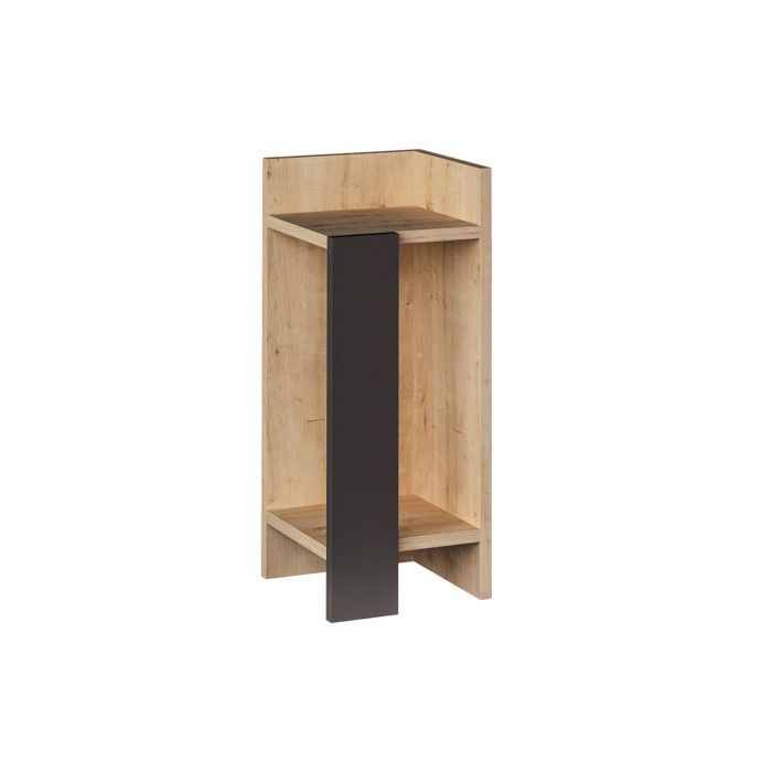 Table de chevet en bois Elos Right - 25 x 27 x 60 cm - Beige Table de chevet en bois Elos Right - 25 x 27 x 60 cm - Beige