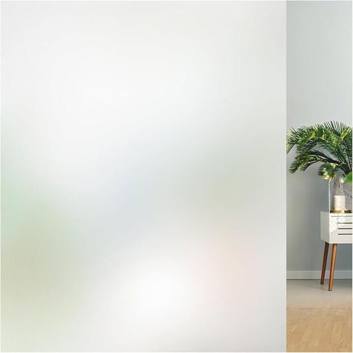 Film Fenetre Anti Electrostatique sans Colle 60x300cm Brise vue jour et nuit Repositionnable 60*300CM Bnc Givré FILM POUR VITRAGE