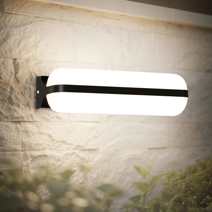 VivaLet LED Applique Murale Intérieure/Exterieur 20W 2000LM Éclairage Par le Haut et Par le Bas Luminaire Extérieur 4000K IP65