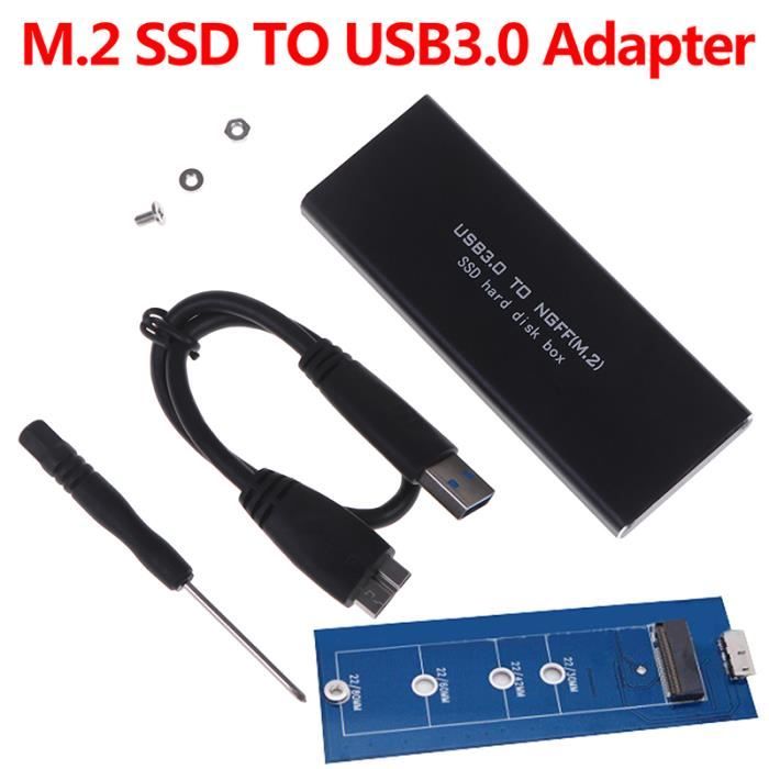 Boitier pour Disque dur Externe M.2 SATA USB3.0 Type C