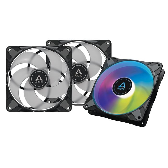 Ventilateur ARCTIC P14 PWM PST A-RGB 0dB – Pack de 3 – Noir