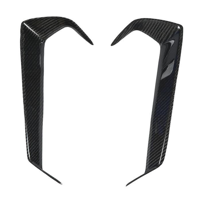 Sourcils De Phare Noirs Brillants Pour BMW Série 3 F30/F31/F33/F34/F35 (2013-2019) - 2 Pièces ABS