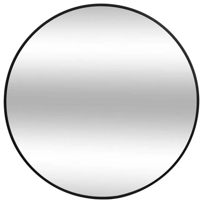 Miroir mural rond ALICE - Diamètre 70cm - Structure en métal noir - Atmosphera Décorateur dintérieur Miroir mural rond ALICE - Diamètre 70cm - Structure en métal noir - Atmosphera Décorateur dintérieur