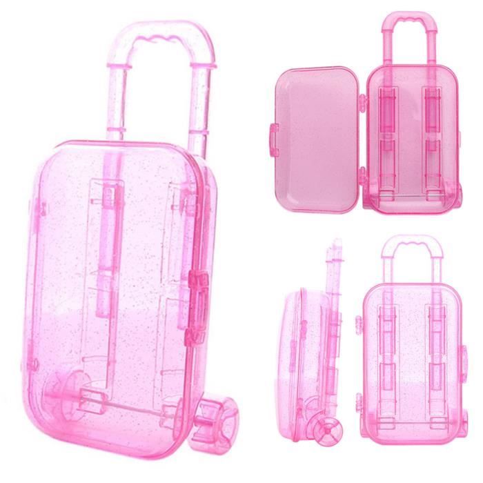 Luerme Ensemble de voyage valise jouet 18 pouces poup/ée Carry On Bagages avec accessoires de voyage Parfait pour 18 pouces fille poup/ées