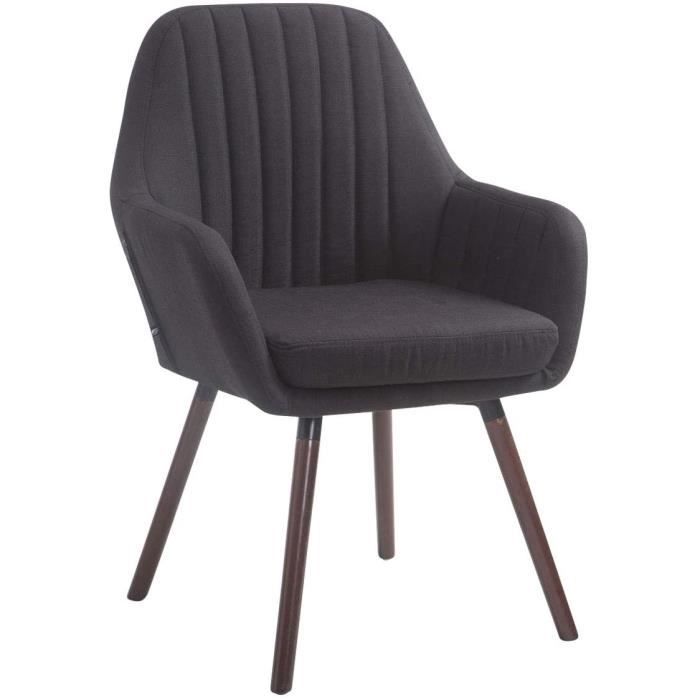 2 Chaises De Salle à Manger Pivotantes En Velours Noir - Accoudoirs Rembourrés, Pieds Métal - Design Moderne Et Confortable