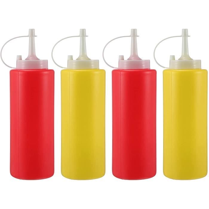 12 Bouteilles Souples 100ml Avec Bouchon | PET Transparent | Pour Sauces, Encres, Huiles | Anti-fuite