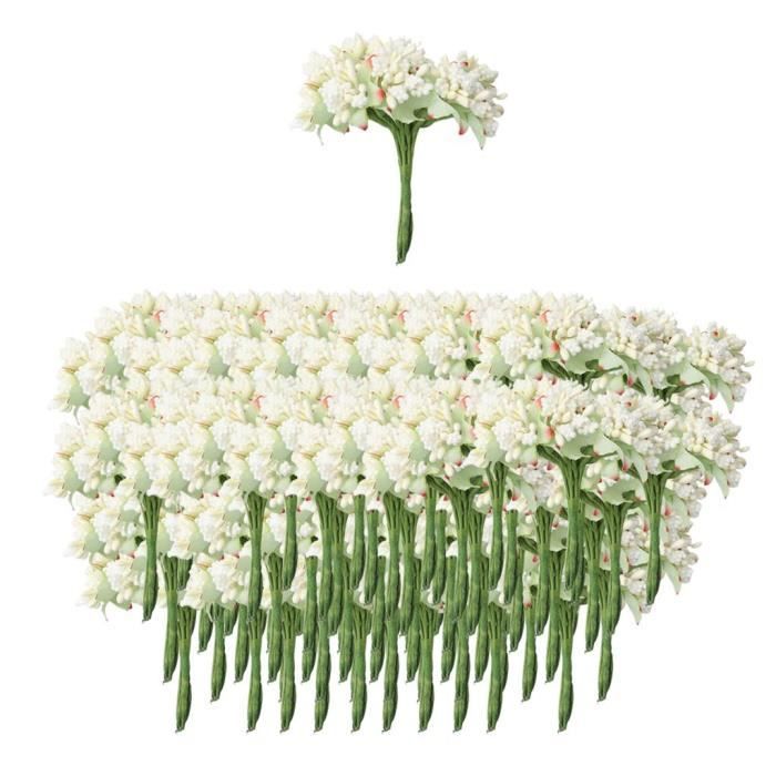 100x Bouquet de Gypsophile Fleurs Fausses Caedau pour Nouvel An Anniversaire