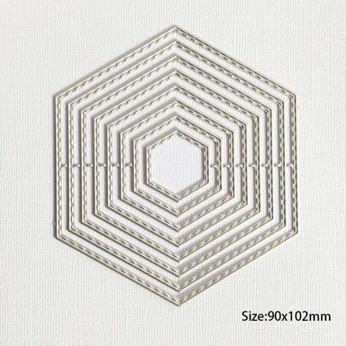 Matrice De Découpe Triangle En Acier - Pour Scrapbooking Et Cartes Faites Main - Loisirs Créatifs - Cadeau Créatif
