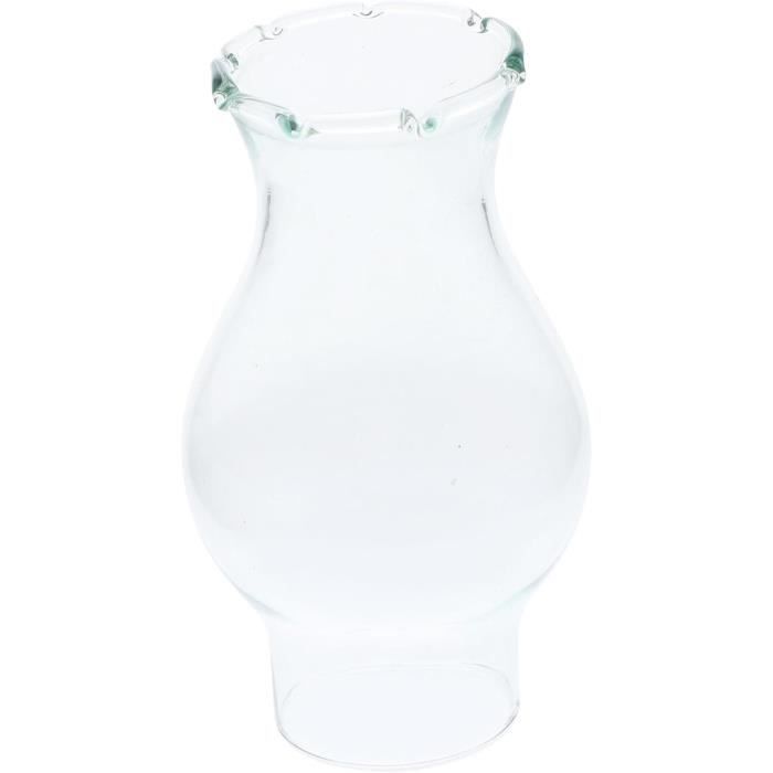 Lot De 2 Abat-jour En Verre Transparent Pour Lanterne - Couvercle De Lampe