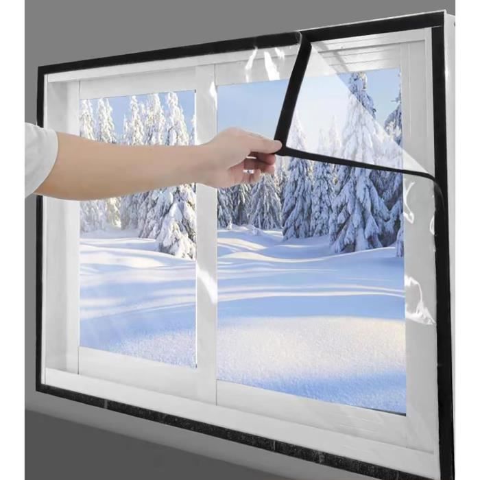 40X165Cm,Film Isolant Pour Fenêtre,Kit Isolant Pour Porte Et Fenêtre