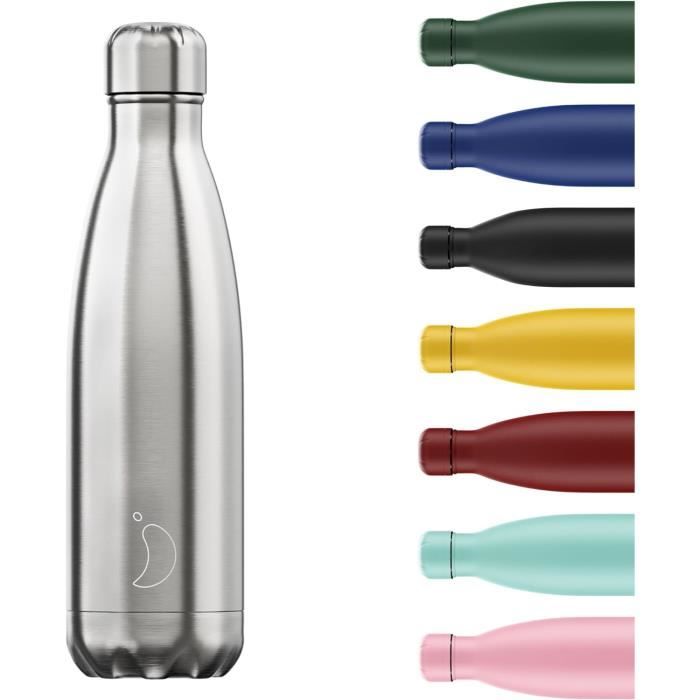 Ion8 Gourde Inox Isotherme 280ml Étanche - Bouteille Réutilisable OneTouch Chaud Froid