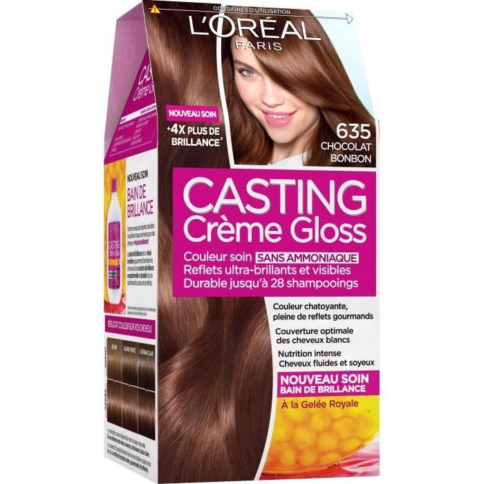 L Oreal Paris Creme Gloss Coloration Casting 6 35 Chocolat Bonbon Achat Vente Coloration Casting Chocolat Bonbon 6 35 Cdiscount 310 tovary v 18 magazinah cena ot 6.00 € do 8.00 €. l oreal paris creme gloss coloration casting 6 35