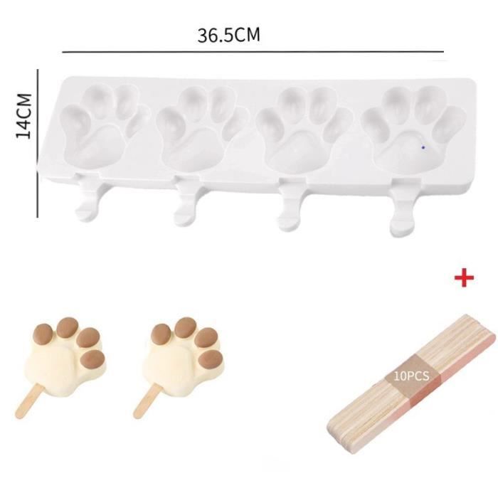 Moule à Glace En Silicone KOIROI - Avec 50 Bâtonnets - Sans BPA - Pour Sucettes Maison DIY