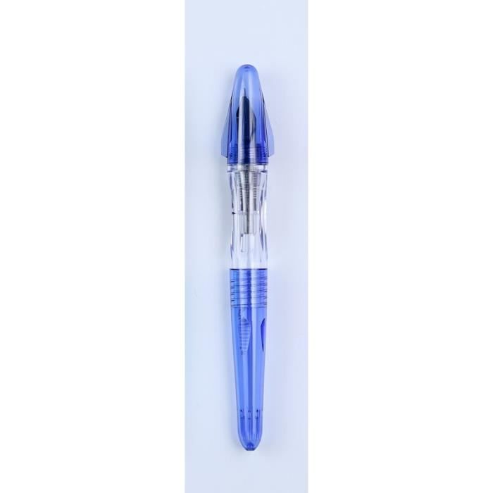 Stylo-plume pilote Pluminix, pointe plate transparente, Extra-petite,  pointe audacieuse, calligraphie arabe japon Bleu|F -LP3019