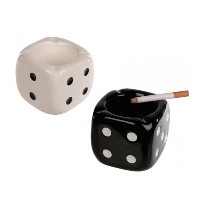 Cendrier Noir En Forme De De Jouer Modele Aleatoire Cdiscount Au Quotidien
