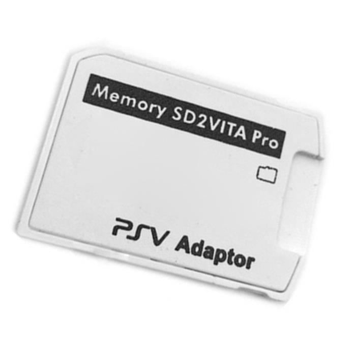 Adaptateur carte mémoire Micro SD / SD, USA V5.0 Adaptateur PSVSD SD2VITA Pro pour carte mémoire PS Vita Henkaku 3.60