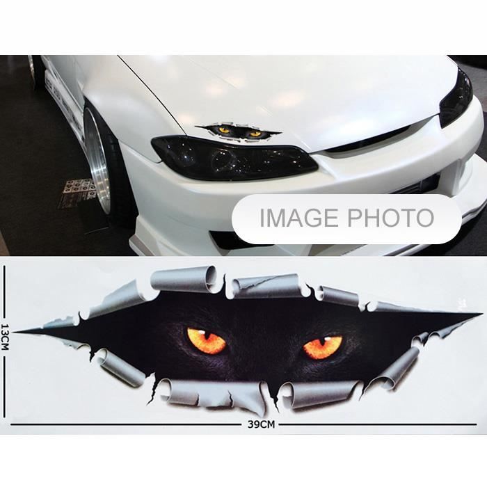 39x13cm Sticker Personnalisation Voiture Auto Autocollant Film Monstre -  Cdiscount Auto