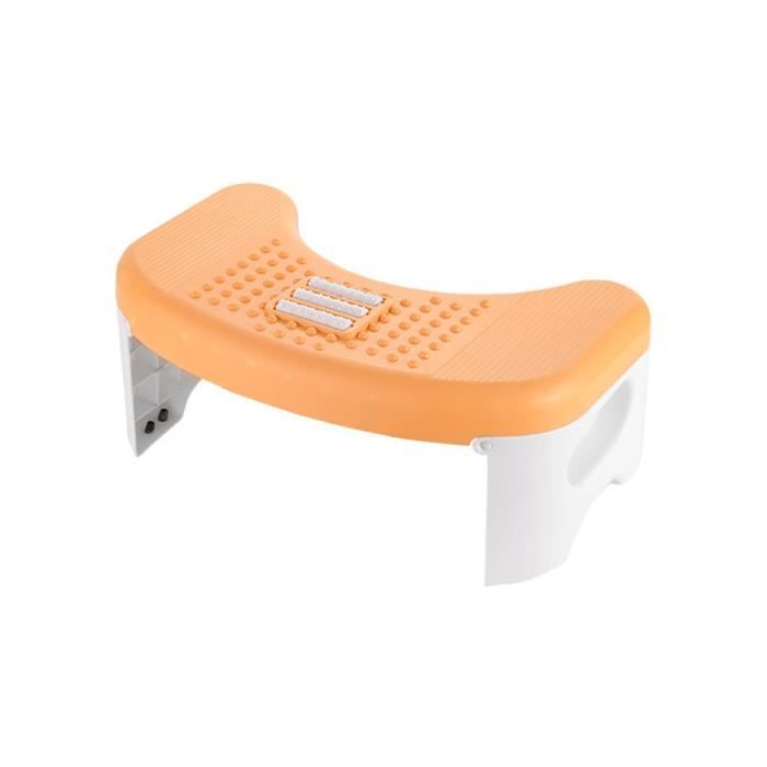 Tabouret De Toilette Pliable En Bambou Pour Adulte - Aide à La Position Accroupie, Santé Digestive, 40.5x22x18 Cm, Capacité 350 Kg