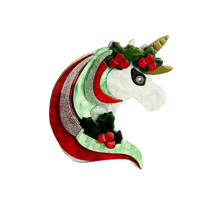 8 Broches De Noël En Acrylique - Bonhomme De Neige, Père Noël, Sapin - Bijoux Festifs Pour Vêtements Et Décorations