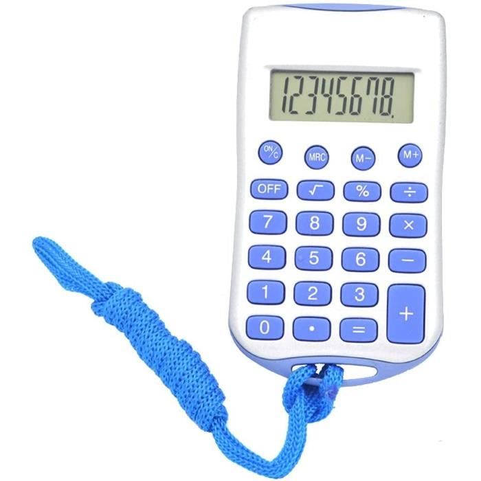 Hillrong Mini calculatrice de poche à 8 chiffres pour lécole le bureau les étudiants JS-328D-D green 