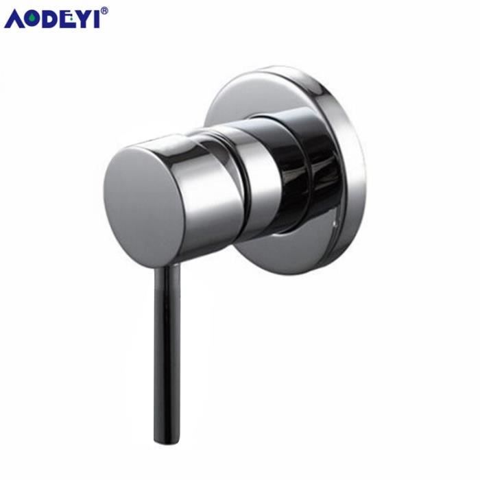 Vanne De Commande Mitigeur Pour Douche Murale - 3 Voies - Chromé - Laiton - Neuf
