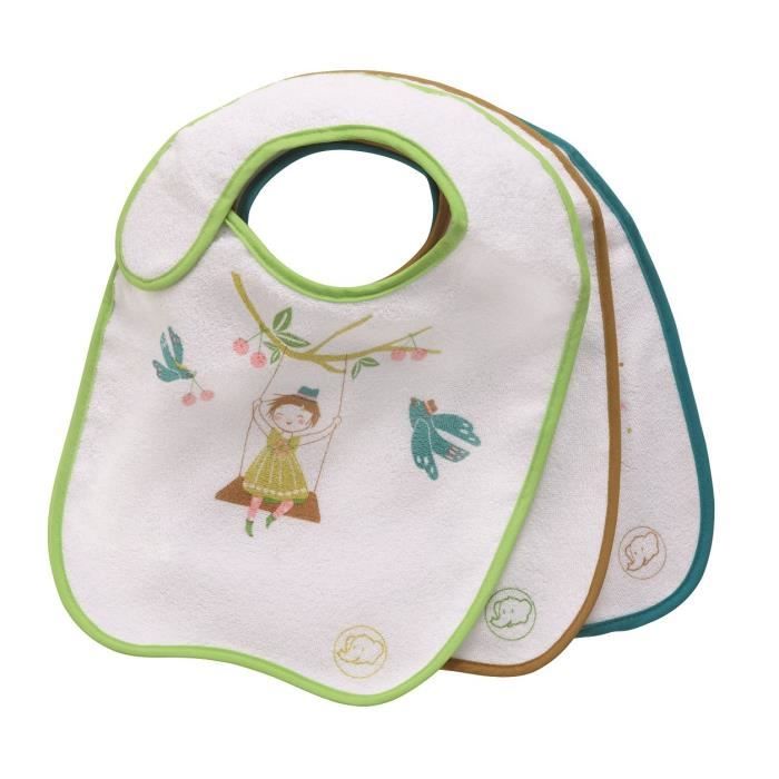Bebe Confort Lot De 3 Bavoirs T1 2 Festive Adventure Cdiscount Puericulture Eveil Bebe