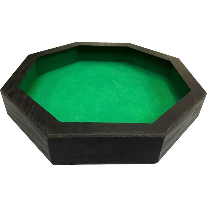 VIDETOL Lot de 6 planches à dés double face hexagonales - 6 couleurs - Plateau à dés pliable - En cuir - Pour donjons, jeux de dés et autres jeux de table