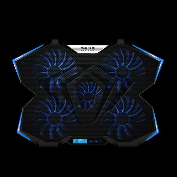 Repose-portable Ventilé Avec éclairage RGB - Refroidissement Puissant Pour Gaming