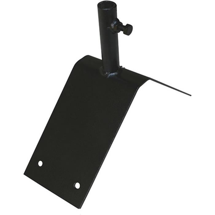 Girouette Métal Hibou Noir 35x27 Cm - Support Toit Inclus - Résistante Aux Intempéries, Décoration Extérieure Jardin Terrasse