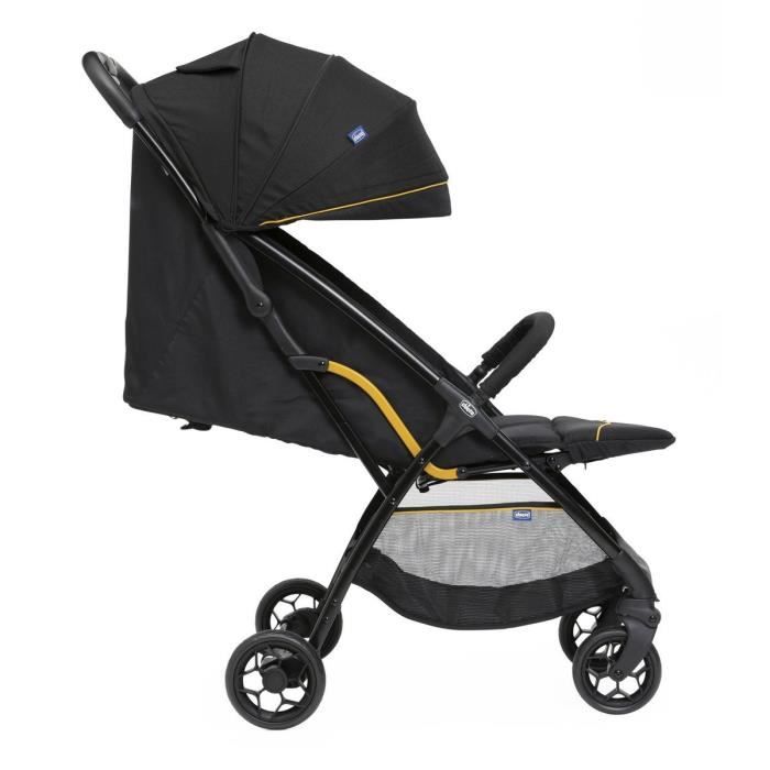 CHICCO Poussette Glee Unven - 4 roues - Noir