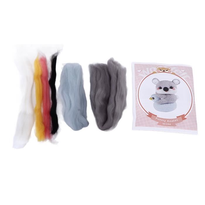 Laine à Feutrer Feltsky - 50g 40 Couleurs Pour Feutrage Aiguille 19 Microns