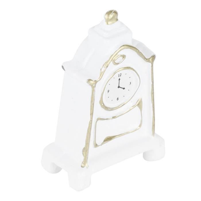 Horloge murale miniature vintage pour maison de poupée