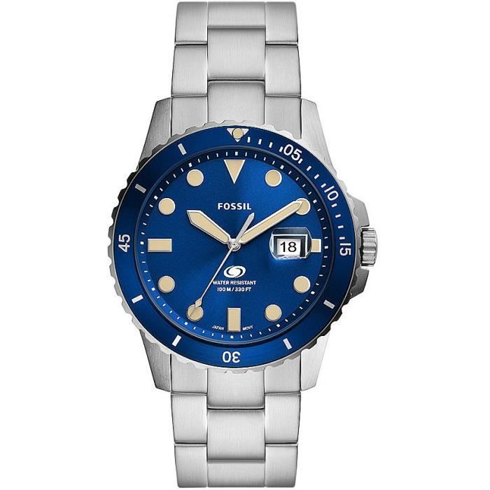 Montre Femme Aeropostale - Cadran Bleu Clair, Bracelet Acier Inoxydable (Pile à Remplacer) - NEUVE