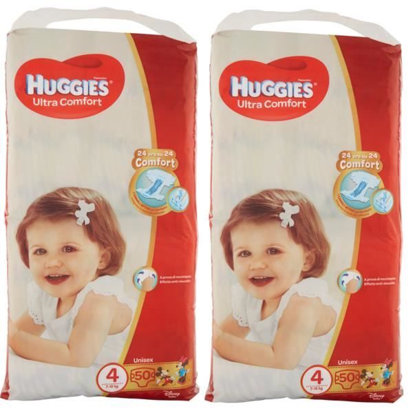 2-5 kg Huggies Couches pour Bébé Extra Care Taille 1 4 x 28 Unités 