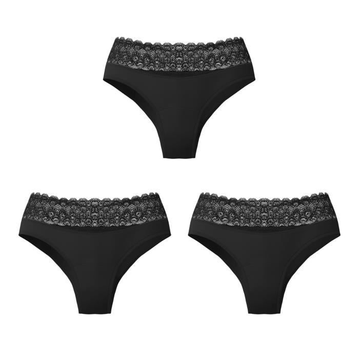Super Essentials set culotte menstruelle, culotte de regle flux abondant,
