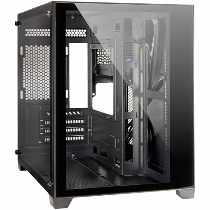 Boîtier de jeu - Inter-Tech - C-501 - Noir - Verre trempé - USB 3.0 et 2.0