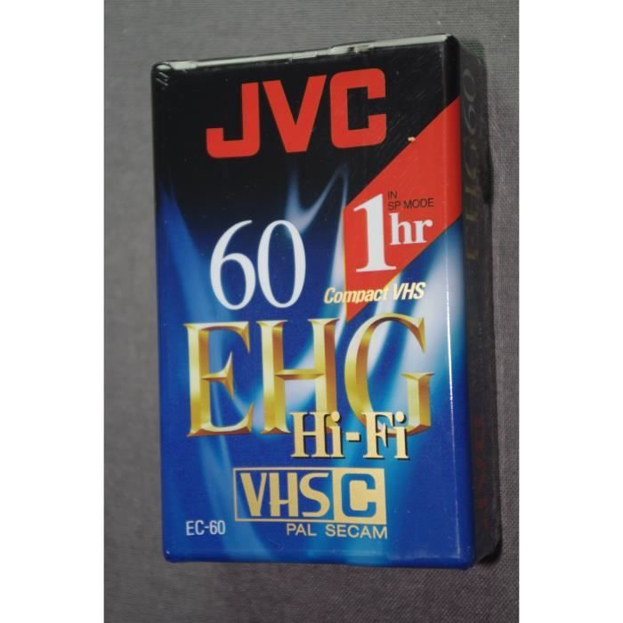 JVC VHSC 60 EHG compact VHS PAL SECAM Cdiscount Appareil Photo