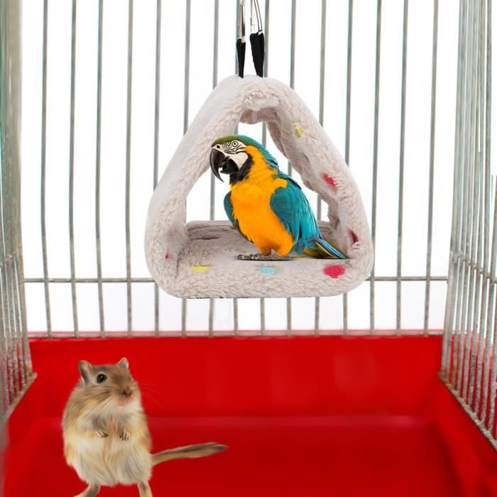 Comparer les prix de Tente pour oiseaux Toile Oiseau Suspendu Jouant Tente De Couchage Hamac Nid Cage Accessoire pour Petits Animaux Perroquets(MoyenneA3